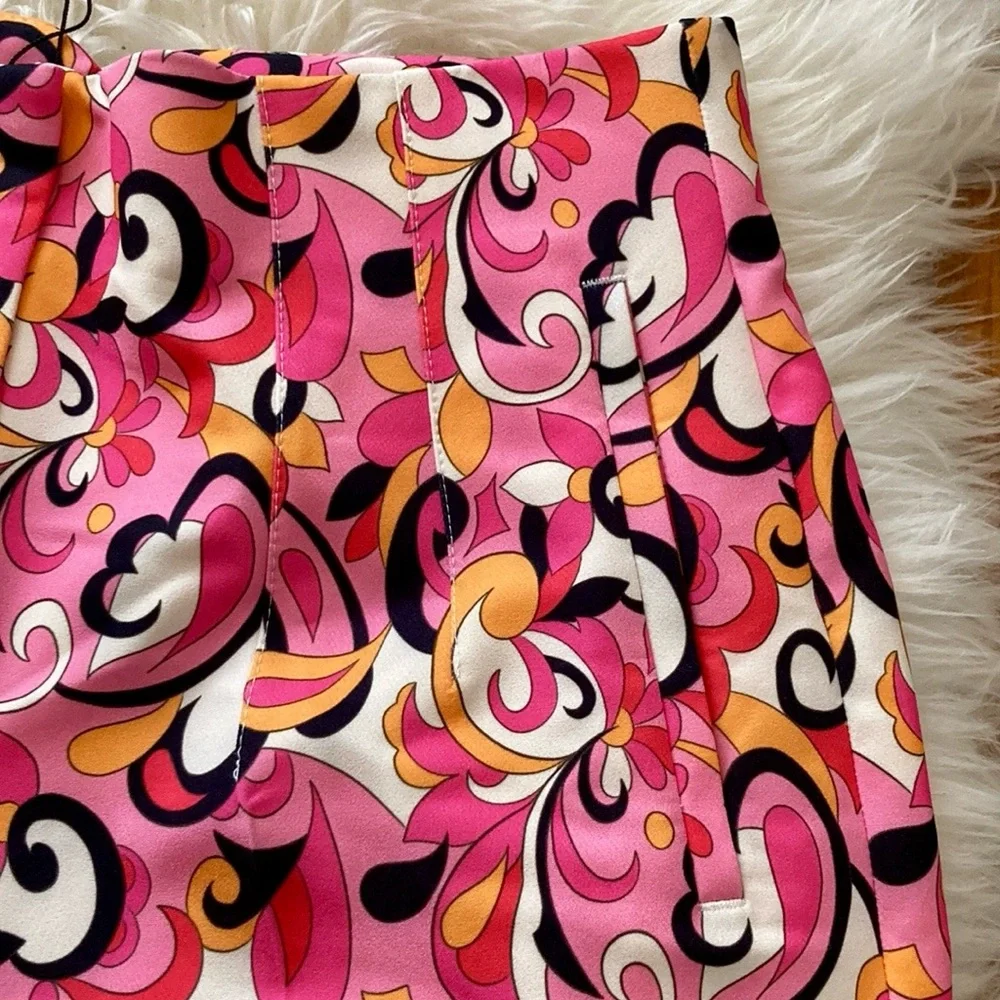NWOT Zara High-Waist Barbie-Core Slim Trousers - Picture 4 of 13